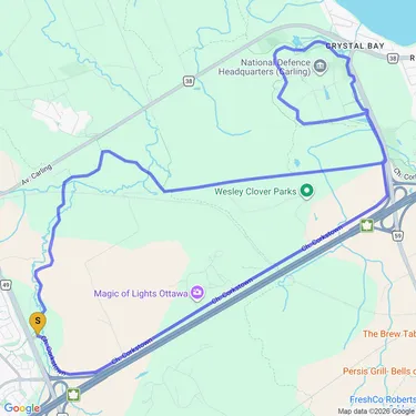 map of Greenbelt Loop