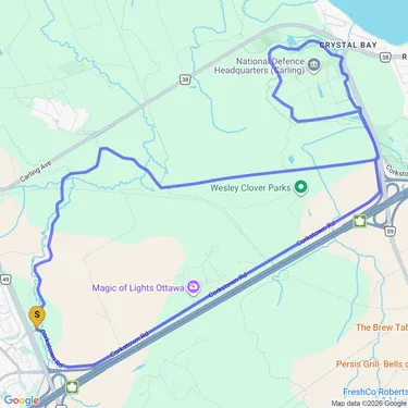 map of Greenbelt Loop