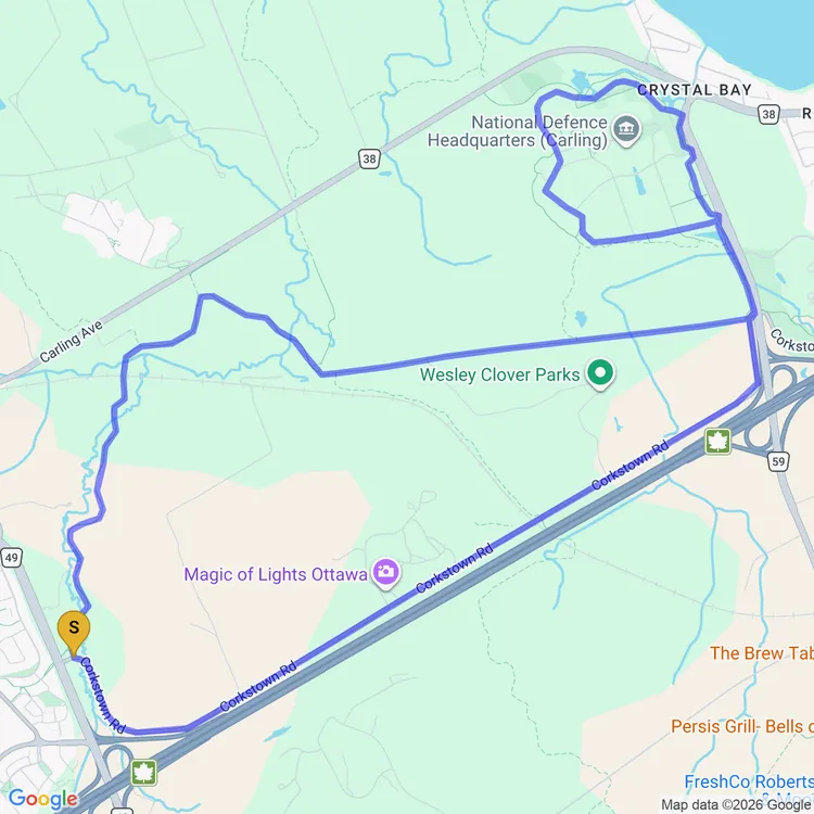 Map of Greenbelt Loop