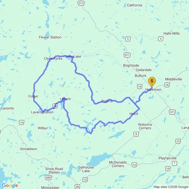 map of Hopetown Classic Loop